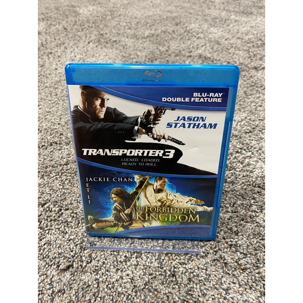 Lionsgate Blu-ray Double Feature Transporter 3 Forbidden Kingdom Excellent